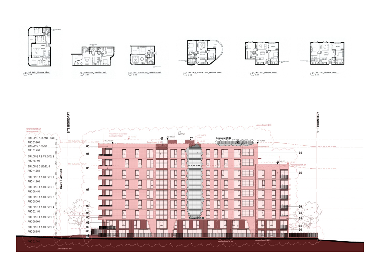 Ashfield Quarter drawing 2