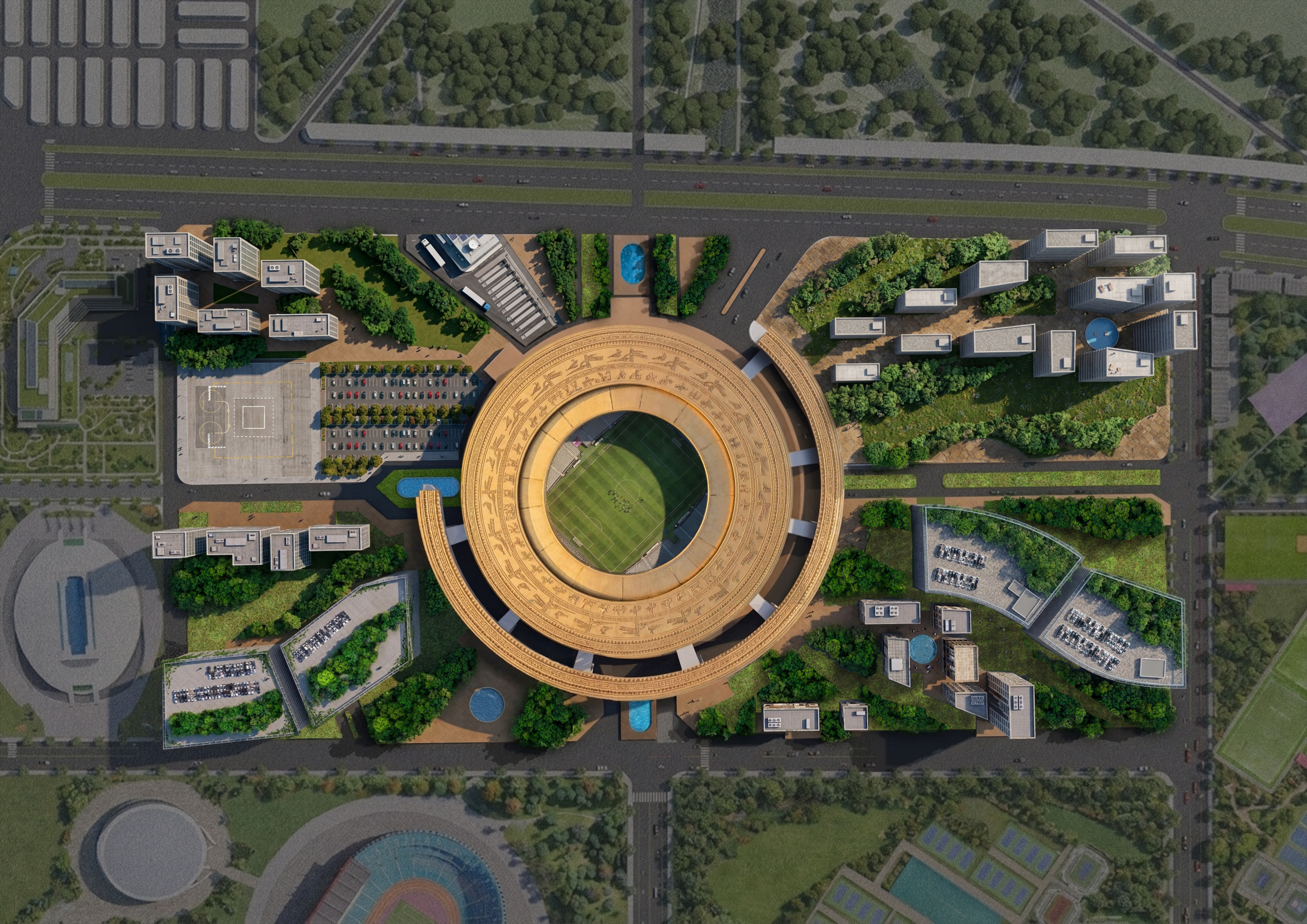 Hung Vuong Stadium masterplan