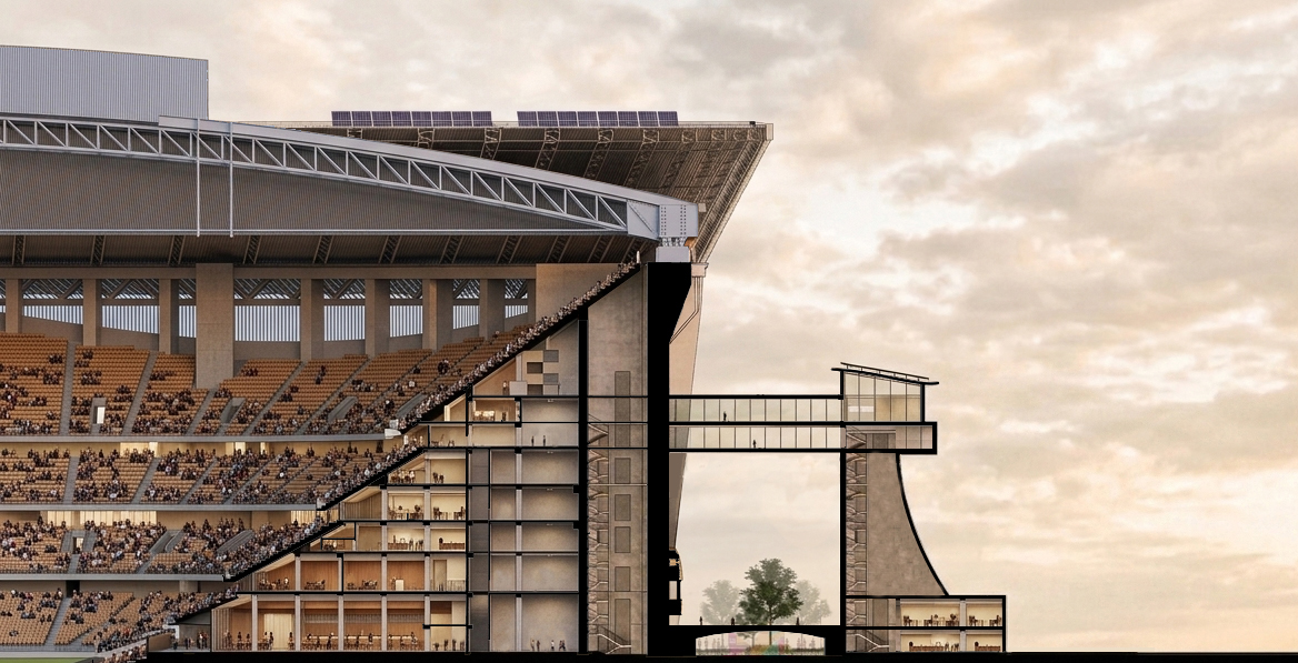 Hung Vuong Stadium section